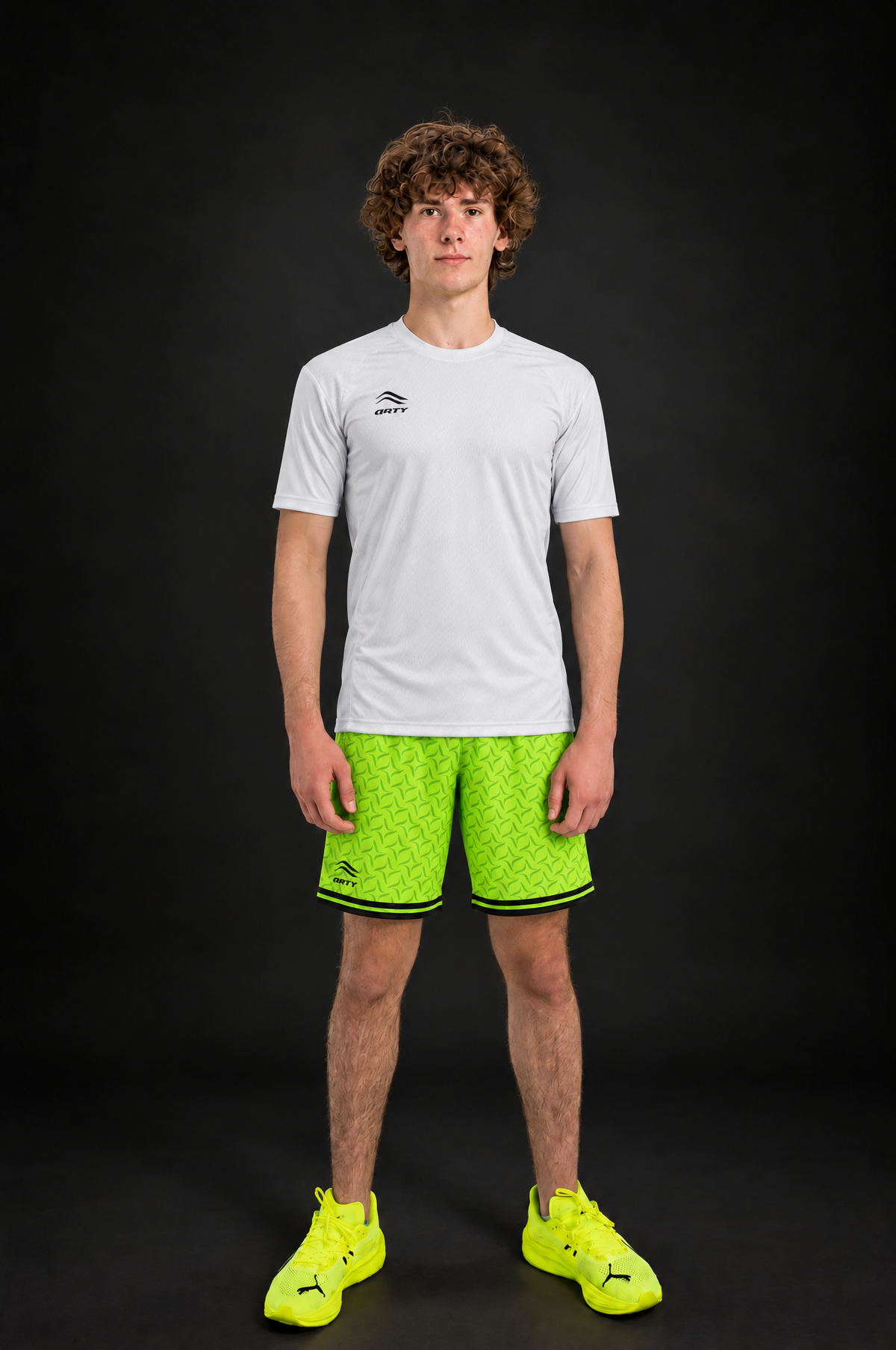 Men's Football Shorts with Mesh Side Panels ARTY